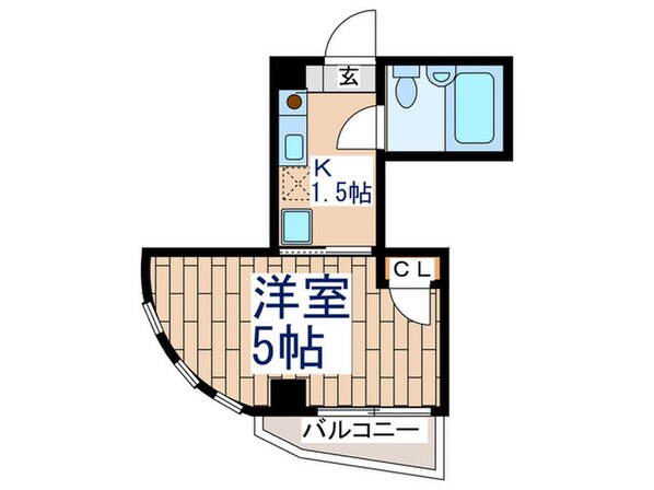 ドルフ池上の物件間取画像